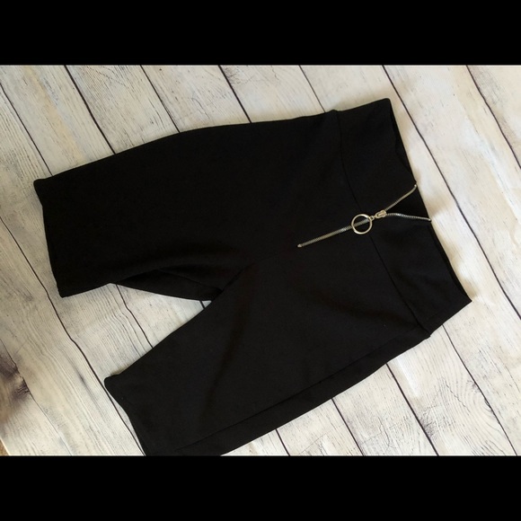 Charlotte Russe Pants - High waisted biker shorts